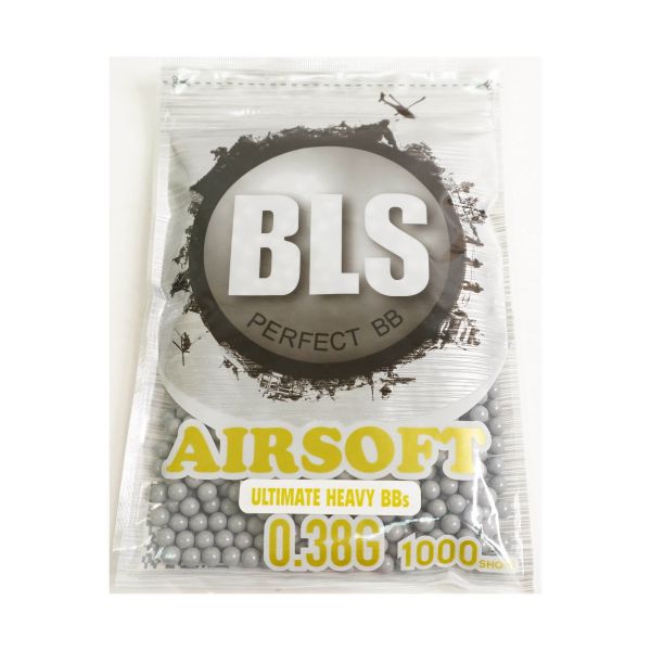 Шары BLS Precision Grade 0,38 г, 1000 штук (серые) 1BA-ST38